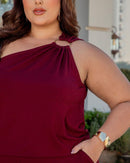 Macacão Larissa Um Ombro | ClosetPlusSize
