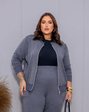 Conjunto Moletinho com Ziper | ClosetPlusSize