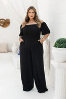 Macacão Maia Lastex | ClosetPlusSize