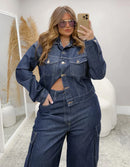 Conjunto Jeans Dark Blue | ClosetPlusSize
