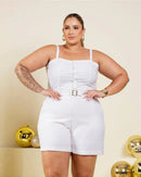 Macaquinho Caroline Irradiar | ClosetPlusSize