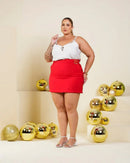 Conjunto Joyce Cropped Saia | ClosetPlusSize