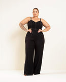 Macacão Victoria Hayes Plus Size | ClosetPlusSize