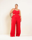 Macacão Victoria Hayes Plus Size | ClosetPlusSize