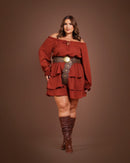 Vestido Elisa Terra Cota | ClosetPlusSize