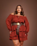 Vestido Elisa Terra Cota | ClosetPlusSize