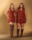 Conjunto Bianca Café | ClosetPlusSize