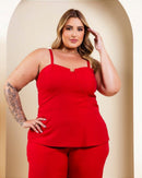 Conjunto Joliet Top e Calça Cigarrete | ClosetPlusSize