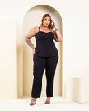 Conjunto Joliet Top e Calça Cigarrete | ClosetPlusSize
