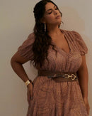 Vestido Olivia Caramelo | ClosetPlusSize