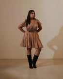 Vestido Olivia Caramelo | ClosetPlusSize