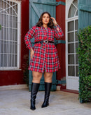 Vestido Xadrez Flanelado | ClosetPlusSize