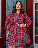 Vestido Xadrez Flanelado | ClosetPlusSize