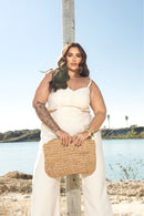 Macacão Antonella Pesponto | ClosetPlusSize