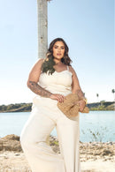 Macacão Antonella Pesponto | ClosetPlusSize