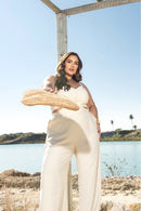 Macacão Antonella Pesponto | ClosetPlusSize