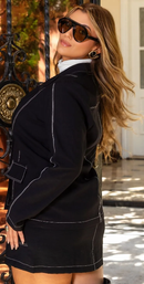 Conjunto Leticia  Blazer + Short saia | ClosetPlusSize