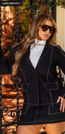 Conjunto Leticia  Blazer + Short saia | ClosetPlusSize