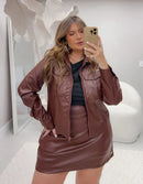 Jaqueta Sabrina Couro | ClosetPlusSize