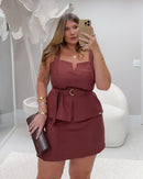 Conjunto Alfaiataria com Cinto | ClosetPlusSize