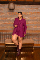 Conjunto Mariza Blazer Colete e Short | ClosetPlusSize