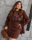 Conjunto Sharon Blazer + Shorts Saia | ClosetPlusSize