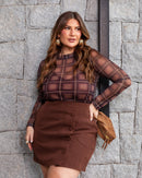 Conjunto Sharon Blazer + Shorts Saia | ClosetPlusSize