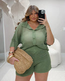 Conjunto Short Liso Reviera | ClosetPlusSize