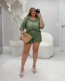 Conjunto Short Liso Reviera | ClosetPlusSize