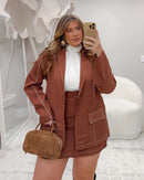 Conjunto Leticia  Blazer + Short saia | ClosetPlusSize